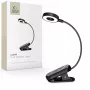 TECH-PROTECT LL100 Candeeiro de leitura com clipe preto