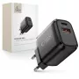 TECH-PROTECT NCA65W-GAN Carregador de rede de 2 portas PD 65W / QC3.0 preto