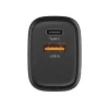 TECH-PROTECT NCA65W-GAN Carregador de rede de 2 portas PD 65W / QC3.0 preto