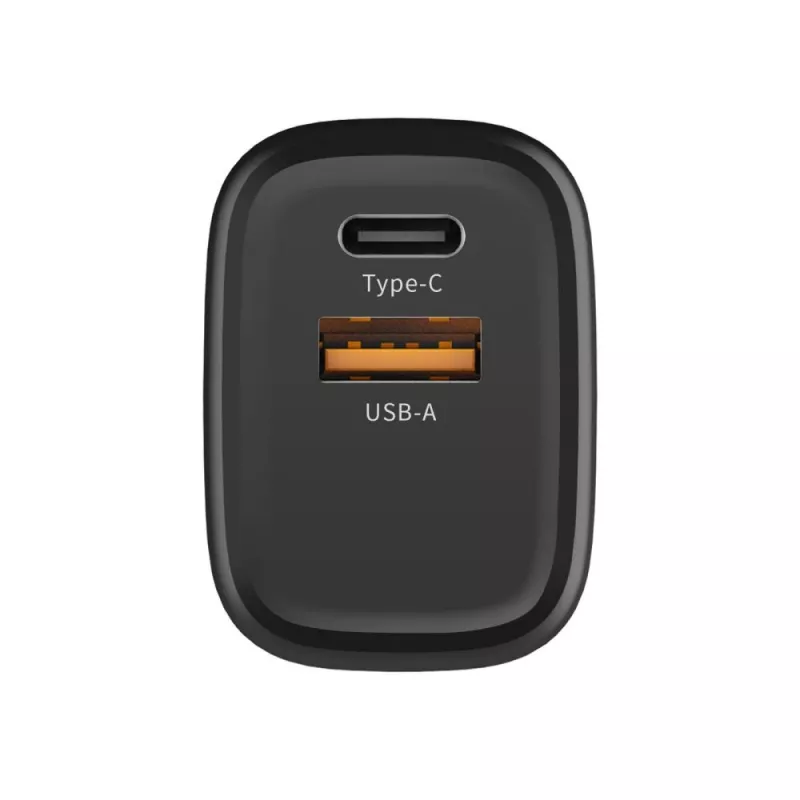 TECH-PROTECT NCA65W-GAN Carregador de rede de 2 portas PD 65W / QC3.0 preto