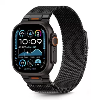 Tech-Protect Milano Vanguard para Apple Watch 8 / 9 / 10 / 11 / SE / Ultra (44 / 45 / 46 / 49 mm) preto