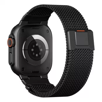 Tech-Protect Milano Vanguard para Apple Watch 8 / 9 / 10 / 11 / SE / Ultra (44 / 45 / 46 / 49 mm) preto