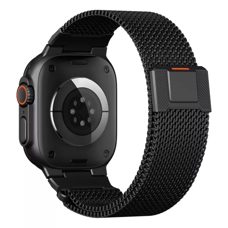 Tech-Protect Milano Vanguard para Apple Watch 8 / 9 / 10 / 11 / SE / Ultra (44 / 45 / 46 / 49 mm) preto
