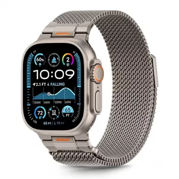 Tech-Protect Milano Vanguard para Apple Watch 8 / 9 / 10 / 11 / SE / Ultra (44 / 45 / 46 / 49 mm) prateado