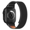 TECH-PROTECT NYLON ELITE Apple Watch 8 / 9 / 10 / 11 / SE / Ultra (44 / 45 / 46 / 49 mm) preto/laranja