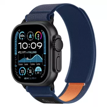 TECH-PROTECT NYLON ELITE APPLE WATCH 8 / 9 / 10 / 11 / SE / ULTRA (44 / 45 / 46 / 49 MM) azul-marinho/laranja