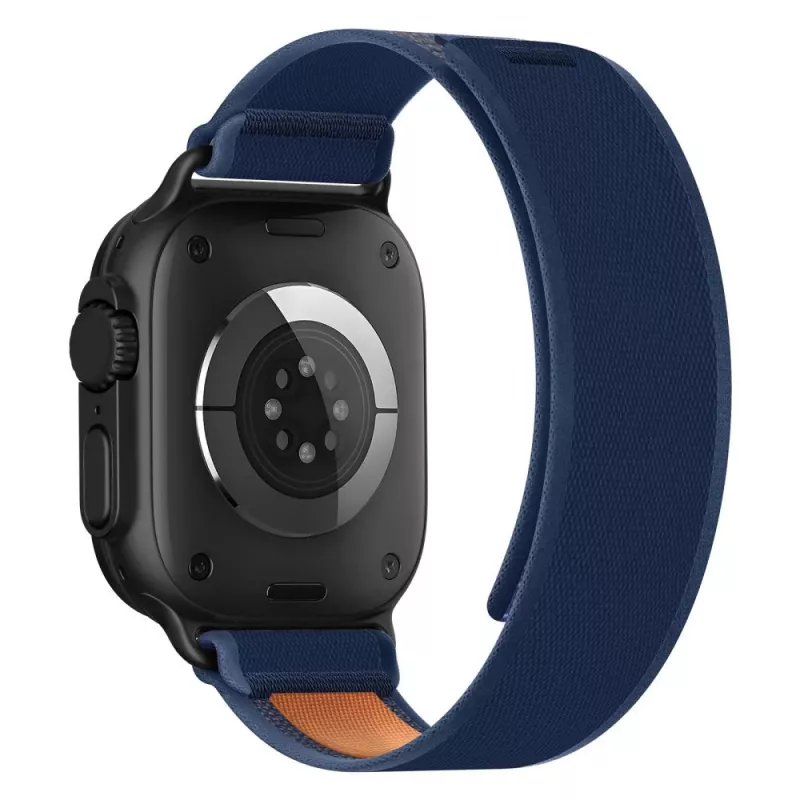 TECH-PROTECT NYLON ELITE APPLE WATCH 8 / 9 / 10 / 11 / SE / ULTRA (44 / 45 / 46 / 49 MM) azul-marinho/laranja