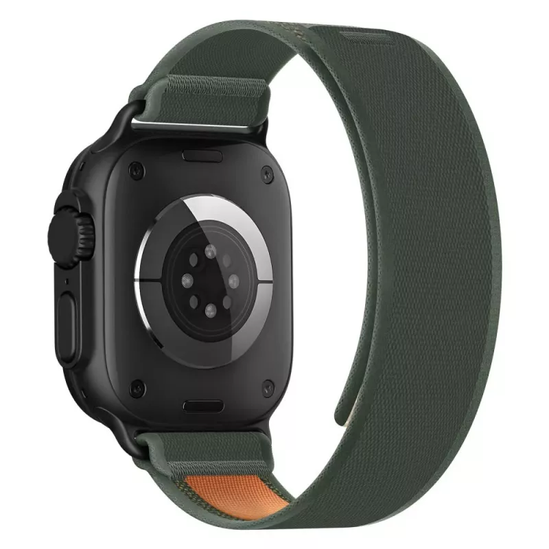 TECH-PROTECT NYLON ELITE APPLE WATCH 8 / 9 / 10 / 11 / SE / ULTRA (44 / 45 / 46 / 49 MM) verde/laranja