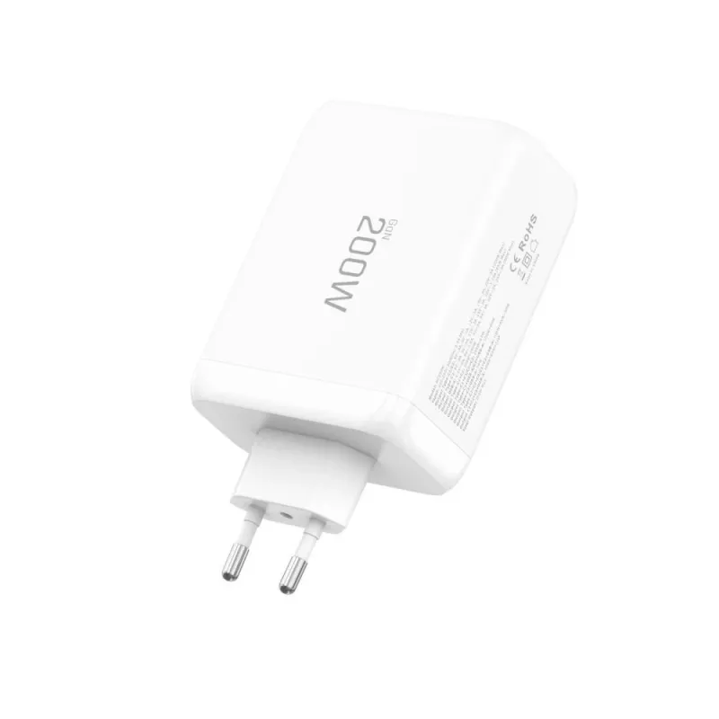 TECH-PROTECT NC200W-GAN Carregador de rede de 4 portas PD 200W / QC3.0 branco