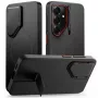 Capa TECH-PROTECT Kevlar Aura MagSafe para Samsung Galaxy S26, preto/laranja