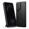 Capa TECH-PROTECT Kevlar Aura MagSafe para Samsung Galaxy S26, preto/laranja