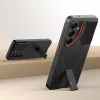Capa TECH-PROTECT Kevlar Aura MagSafe para Samsung Galaxy S26, preto/laranja