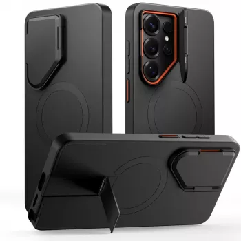 TECH-PROTECT KEVLAR AURA MAGSAFE GALAXY S26 ULTRA PRETO/LARANJA