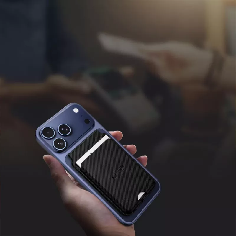 TECH-PROTECT MAGWALLET STAND MAGSAFE suporte universal magnético para cartões carbono