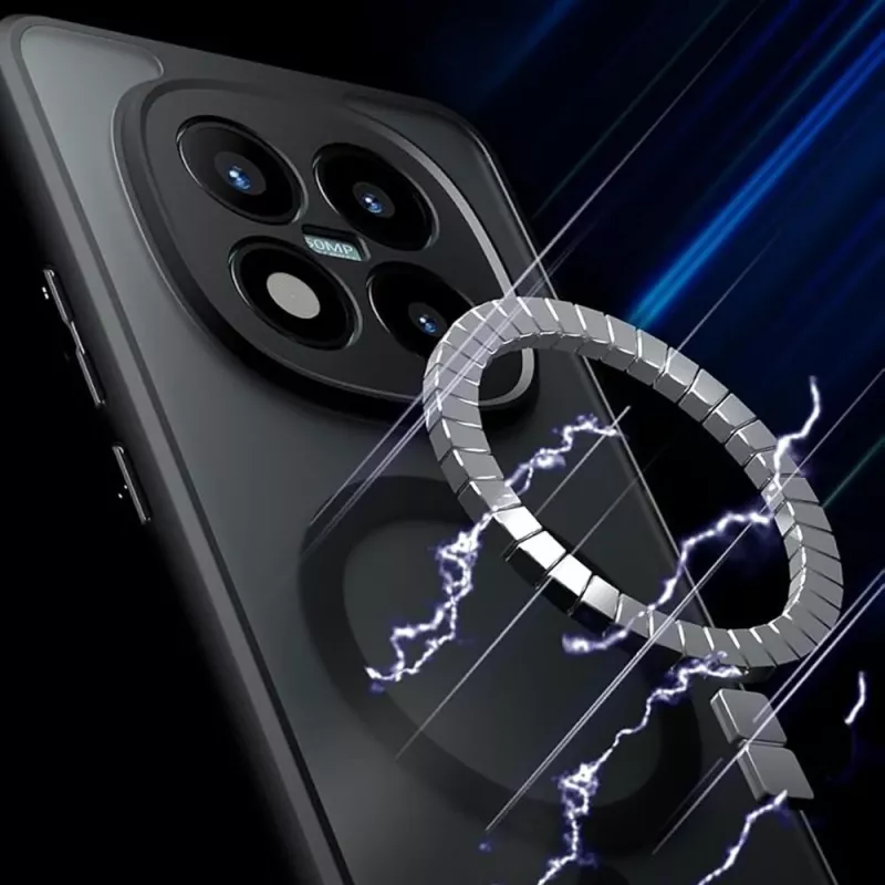 Tech-Protect Magmat Magsafe Xiaomi Poco M8 Pro / Redmi Note 15 Pro+ Plus 5G preto mate