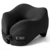 TECH-PROTECT COMFORTREST almofada de viagem para o pescoço preta