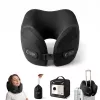 TECH-PROTECT COMFORTREST almofada de viagem para o pescoço preta