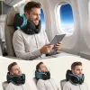 TECH-PROTECT COMFORTREST almofada de viagem para o pescoço preta