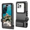 TECH-PROTECT IPX8 PRO capa universal à prova de água para mergulho cinzento/preto