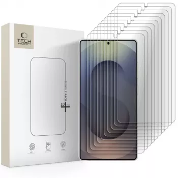 TECH-PROTECT conjunto de 10 películas de vidro temperado para Samsung Galaxy S26 Ultra transparente