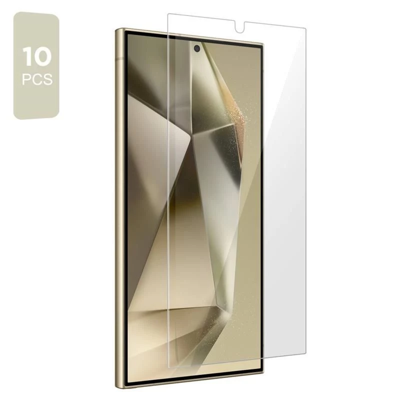 TECH-PROTECT conjunto de 10 películas de vidro temperado para Samsung Galaxy S26 Ultra transparente