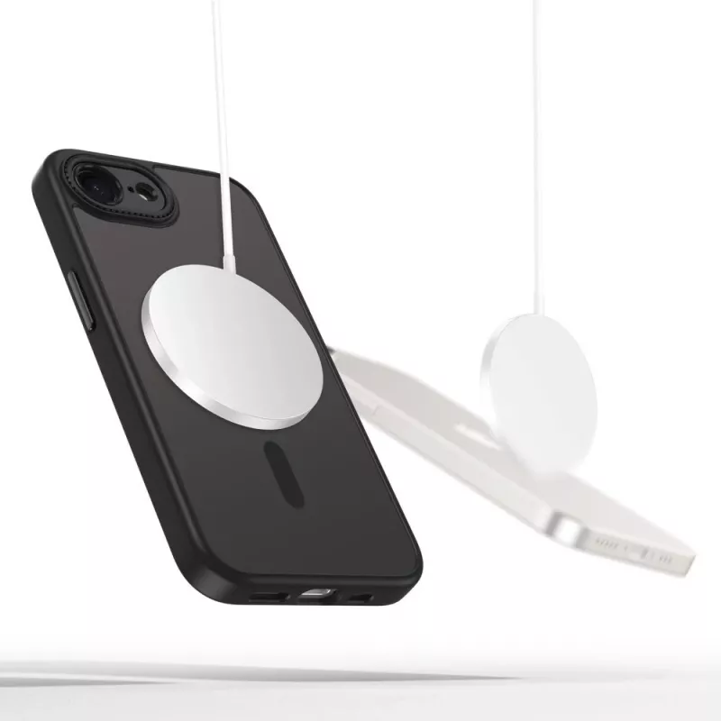 Tech-Protect Magcam Magsafe iPhone 16E/17E capa preto mate