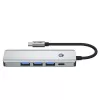 TECH-PROTECT HB01 adaptador hub 5IN1 Type-C + USB3.0 + HDMI 4K 60HZ + PD100W cinzento espaço