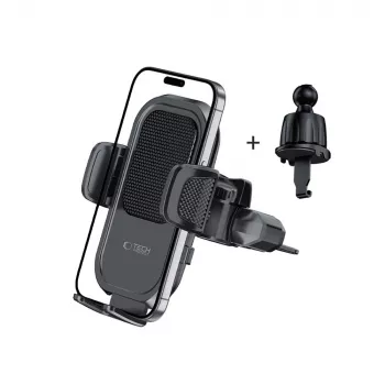 TECH-PROTECT V8 suporte de carro universal para CD e saída de ar preto