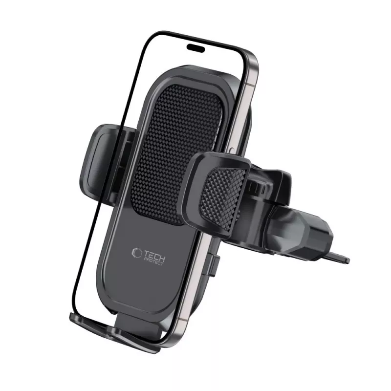 TECH-PROTECT V8 suporte de carro universal para CD e saída de ar preto
