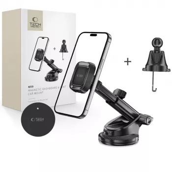 TECH-PROTECT N59 suporte de carro magnético para painel e saída de ar preto