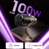 TECH-PROTECT CC03 carregador de carro de 2 portas PD 100W preto