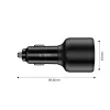 TECH-PROTECT CC04 carregador de carro de 3 portas PD 175W preto