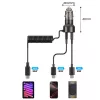 TECH-PROTECT CC05 carregador de carro de 2 portas PD 60W + cabo preto