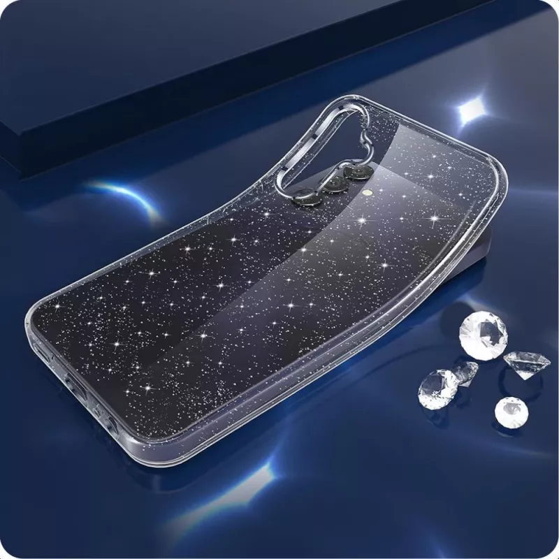 Tech-Protect Flexair Galaxy A56 5G Capa Traseira com Brilhantes