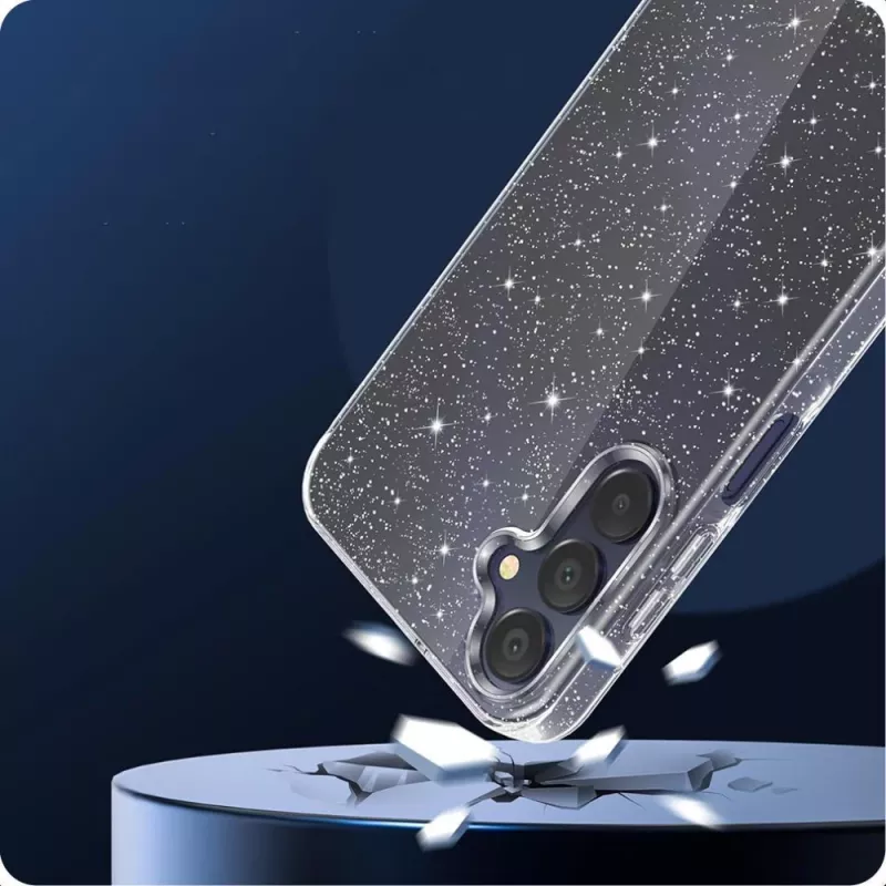 Tech-Protect Flexair Galaxy A56 5G Capa Traseira com Brilhantes