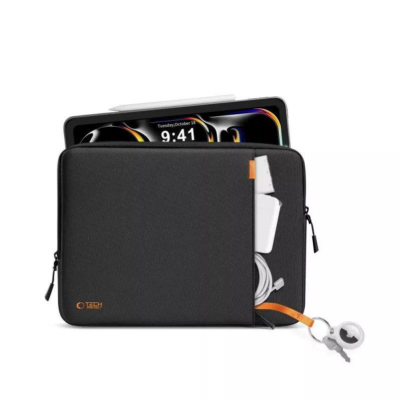 TECH-PROTECT DEFENDER Capa para Portátil e Tablet 11-13 Polegadas Preto