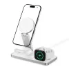 TECH-PROTECT QI15W-A47 Carregador Sem Fios Magnético MagSafe 3 em 1 Branco