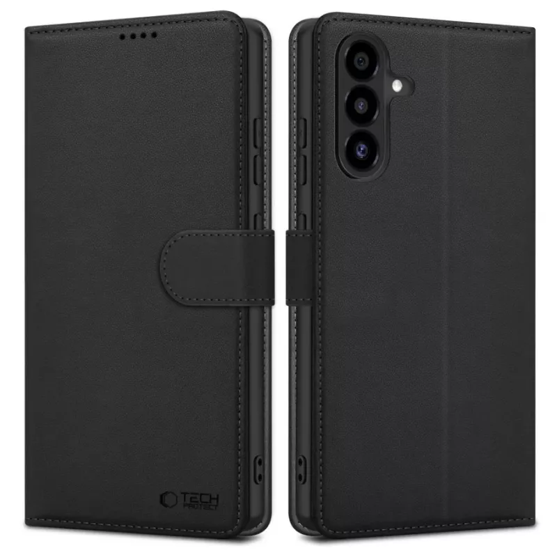 Tech-Protect Capa com Carteira para Samsung Galaxy A26 5G Preto