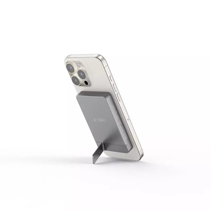 TECH-PROTECT PB14 LIFEMAG Power Bank MagSafe 5000mAh Cinzento Espacial