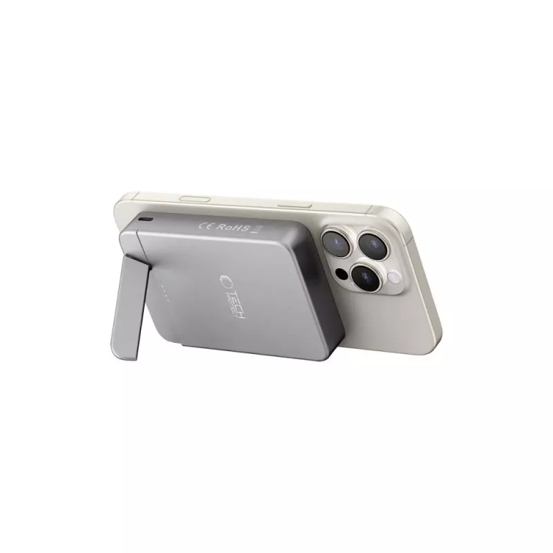 TECH-PROTECT PB15 LIFEMAG Power Bank MagSafe 10000mAh Cinzento Espacial