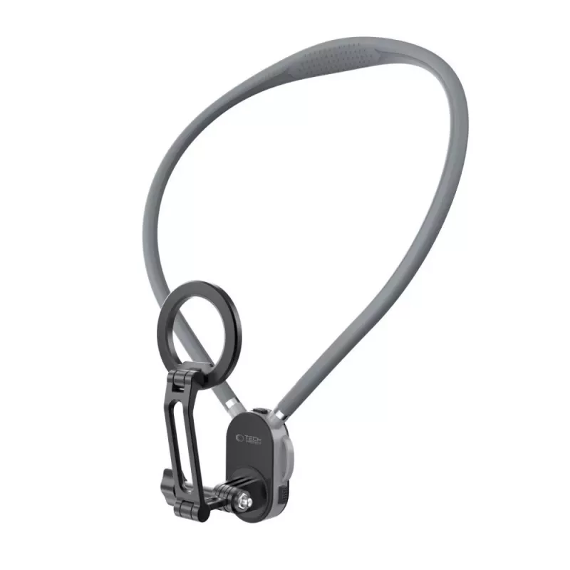 TECH-PROTECT AC200 Suporte de Pescoço Magnético MagSafe & GoPro & DJI Cinzento Lápis