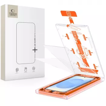TECH-PROTECT Quick Set+ Película de Proteção de Ecrã em Vidro Temperado 2-Pack para Samsung Galaxy S24+ Plus / S25+ Plus Transparente
