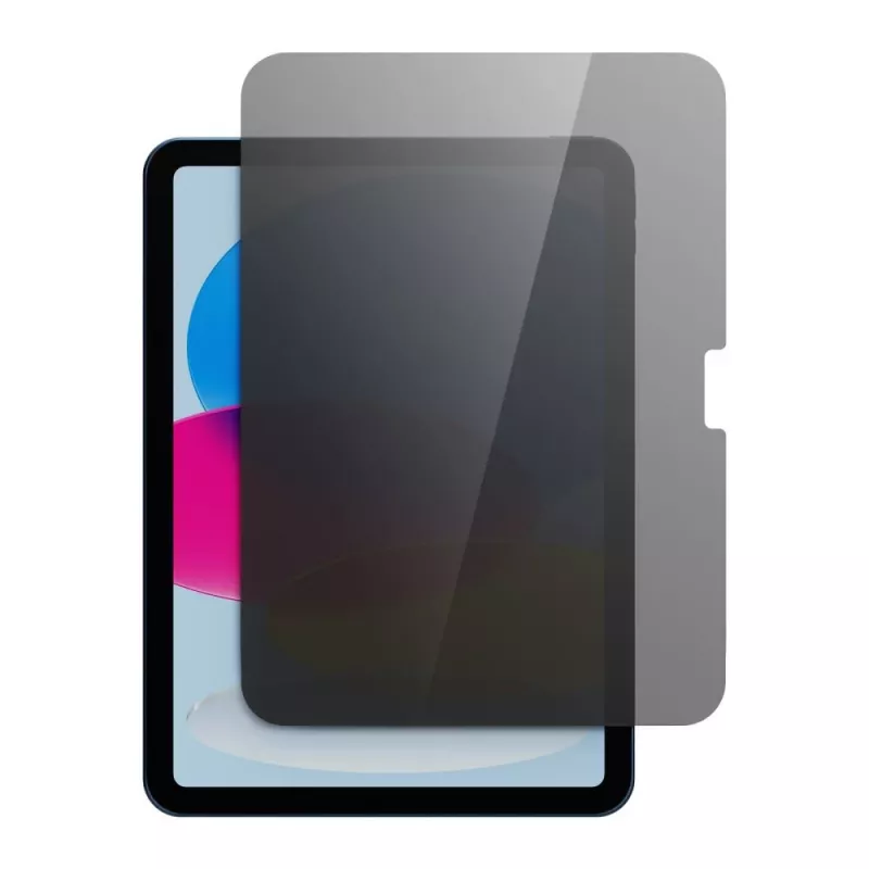 Tech-Protect Glass Spy+ Película de Proteção de Ecrã de Privacidade para Apple iPad 10,9 Polegadas (10.ª Geração 2022) / 11 Polegadas (2025) - Vidro Temperado, Privacidade 2 Vias, Dureza 9H, 0,3 mm, Revestimento Oleofóbico, Sem Bolhas, Transparente