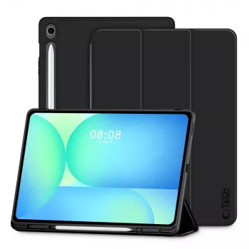 Tech-Protect SC Pen Capa para Samsung Galaxy Tab S10 FE+ 13.1 X620 / X626B, Preta