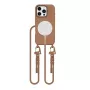 Tech-Protect Magnecklage Capa MagSafe para iPhone 16 Pro Max Castanho