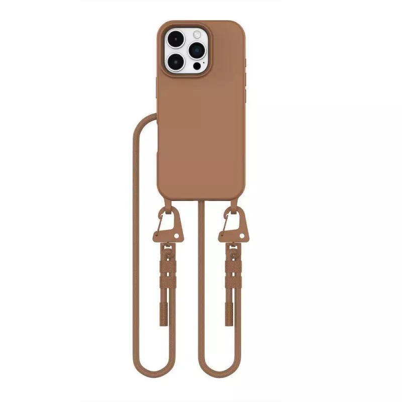 Tech-Protect Magnecklage Capa MagSafe para iPhone 16 Pro Max Castanho