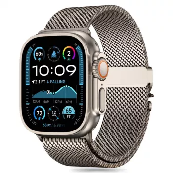 TECH-PROTECT Milano Bracelete de Elos de Titânio para Apple Watch 8 / 9 / 10 / 11 / SE / Ultra (44 / 45 / 46 / 49 mm)