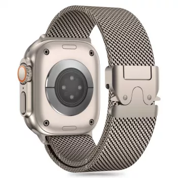 TECH-PROTECT Milano Bracelete de Elos de Titânio para Apple Watch 8 / 9 / 10 / 11 / SE / Ultra (44 / 45 / 46 / 49 mm)