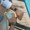 TECH-PROTECT Milano Bracelete de Elos de Titânio para Apple Watch 8 / 9 / 10 / 11 / SE / Ultra (44 / 45 / 46 / 49 mm)