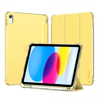 Tech-Protect SmartCase Pen Hybrid para iPad 10,9 inch (10.ª Geração, 2022) / 11 inch (11.ª Geração, 2025) - Amarelo